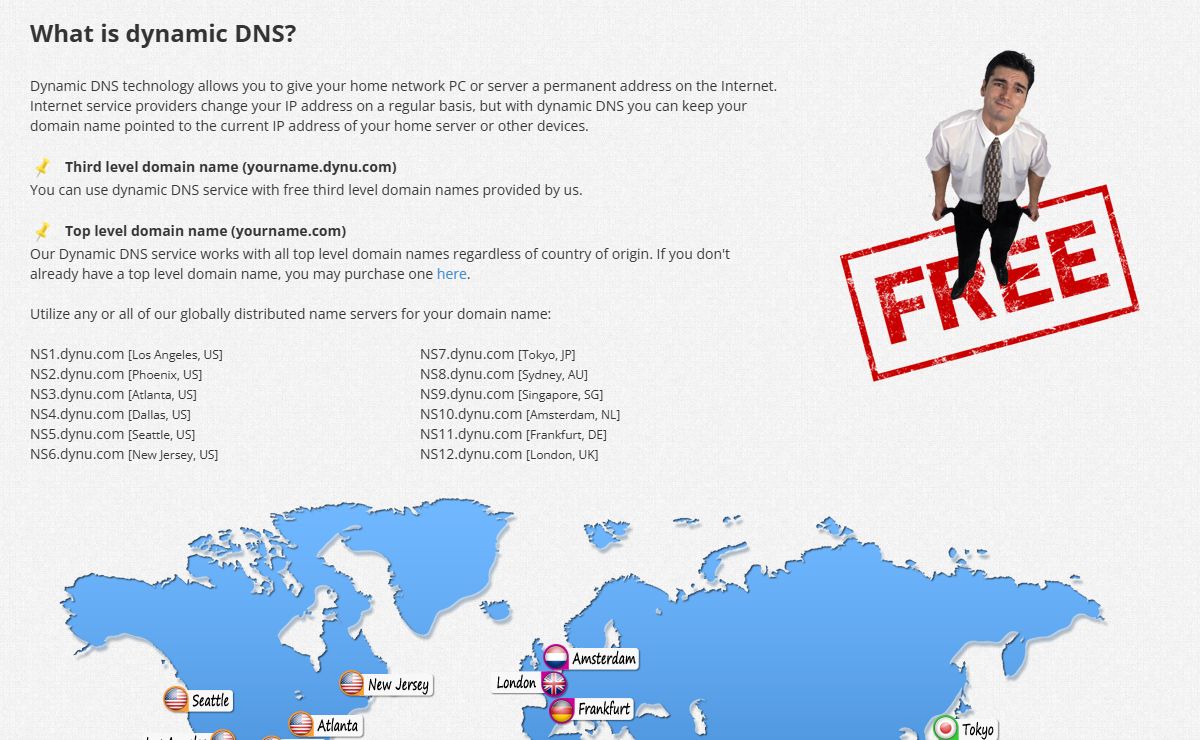 Free Dynamic DNS | Dynu Systems, Inc.