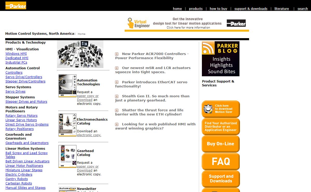 Motion Control Systems - A Complete Family of Motion Control System Products from Parker Hannifin