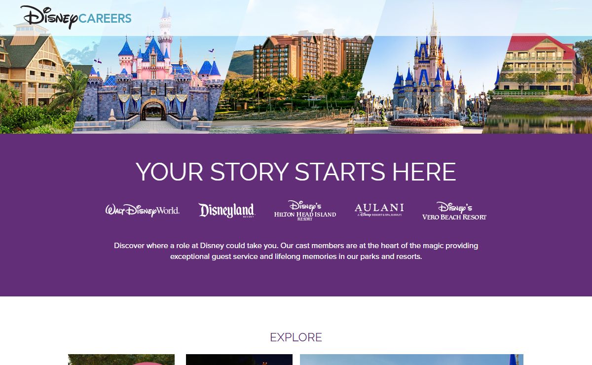 Working at Disney Parks and Resorts