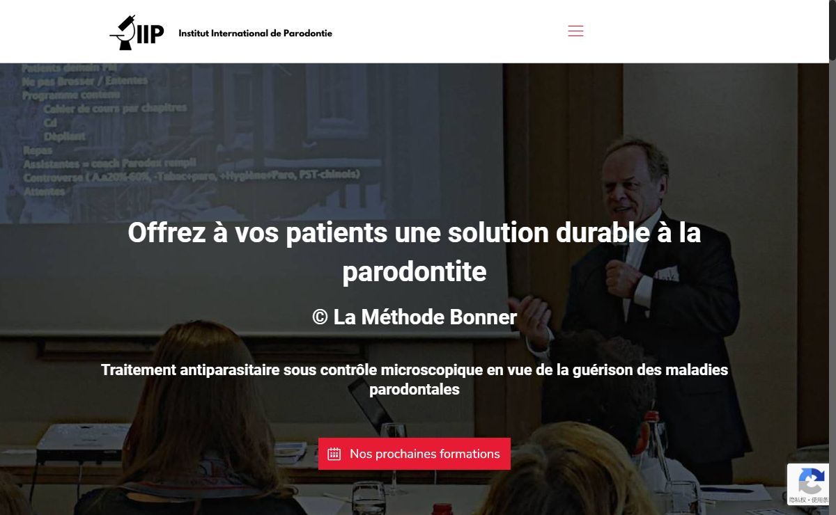 Accueil - Institut International de Parodontie