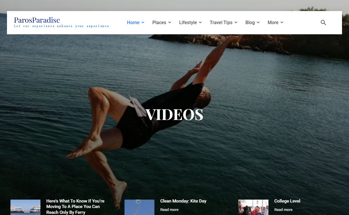 Home - ParosParadise - Expat resident's guide to Paros and Greece.