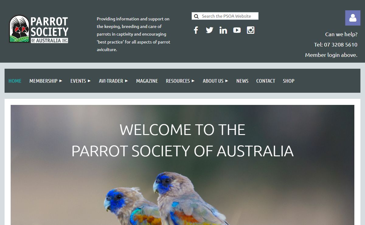 Parrot Society of Australia - Home