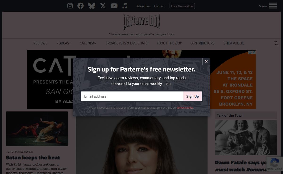 Parterre Box - "The most essential blog in opera!" – New York Times