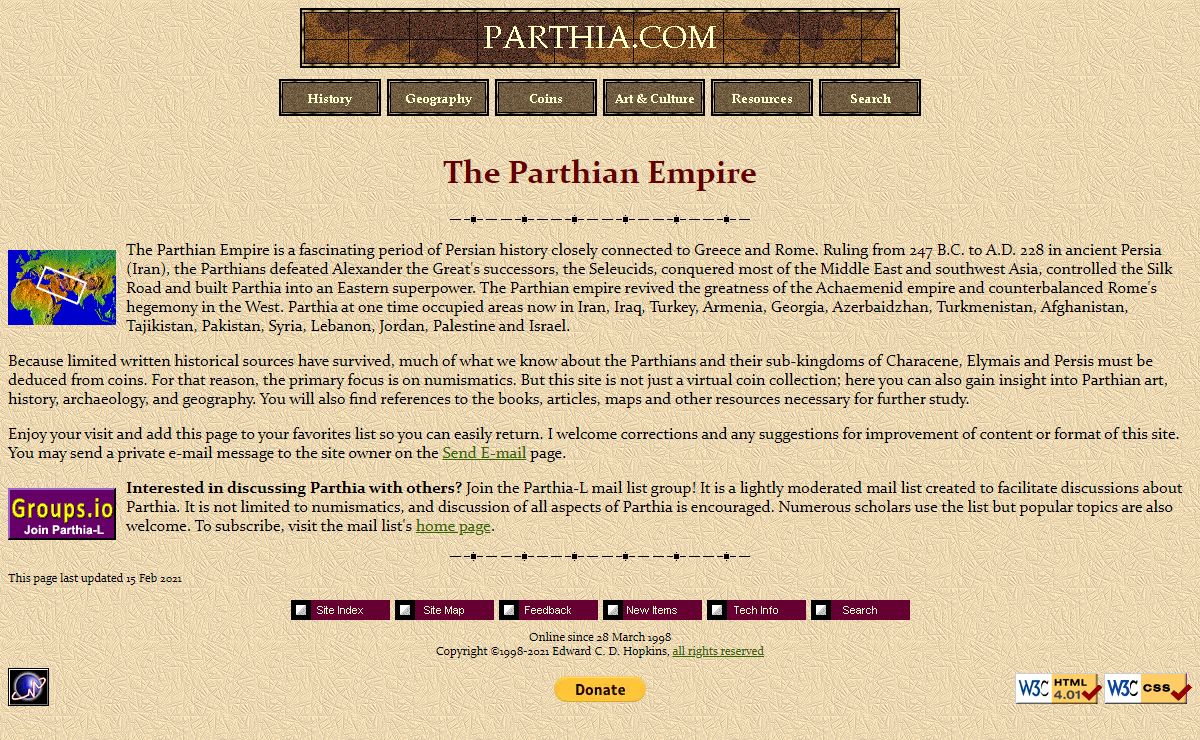 Parthian Empire - History and Coins of Ancient Parthia