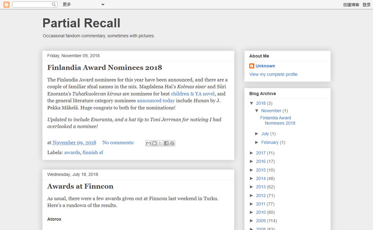 Partial Recall