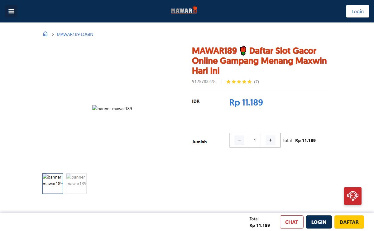 MAWAR189 🌹 Daftar Slot Gacor Online Gampang Menang Maxwin Hari Ini