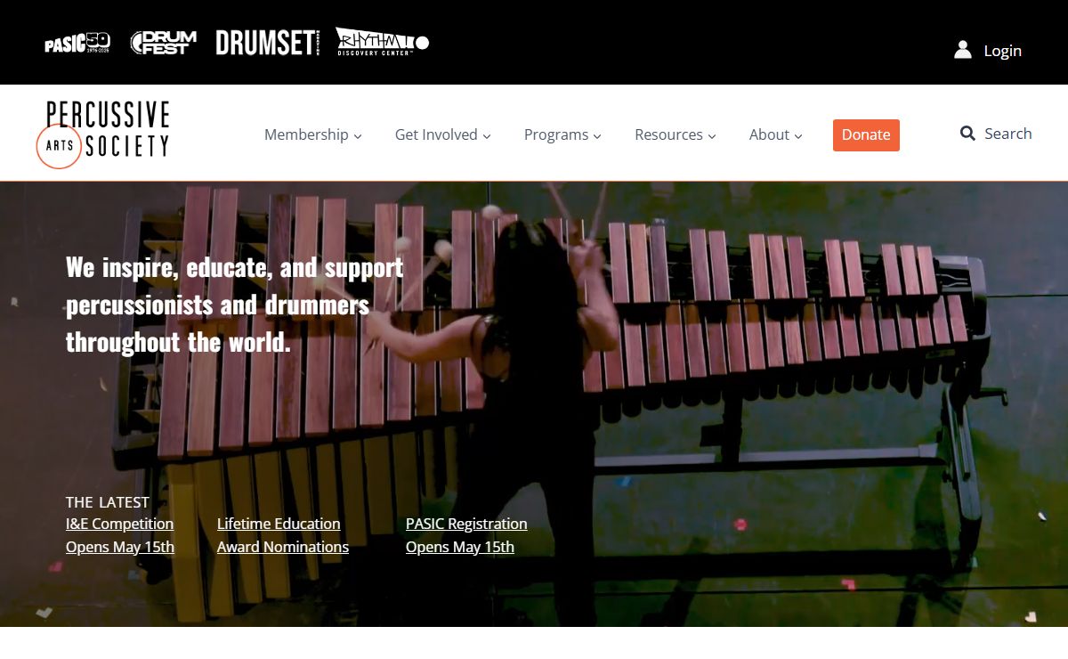 Home - Percussive Arts Society