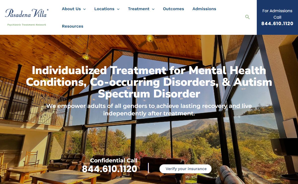 Psychiatric Treatment Center | Pasadena Villa Treatment Network