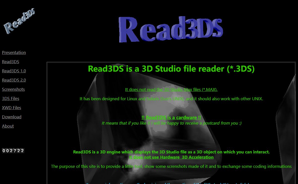 Read3DS Home page