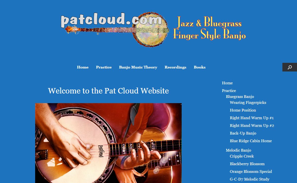 The Pat Cloud Banjo Website – Banjo Instruction Theory and Practice