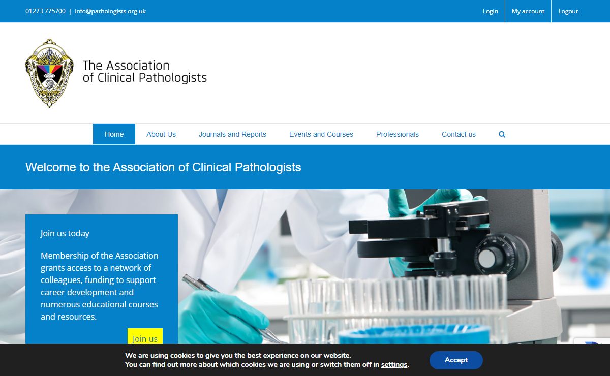 Welcome to the Association of Clinical Pathologists - The Association of Clinical Pathologists