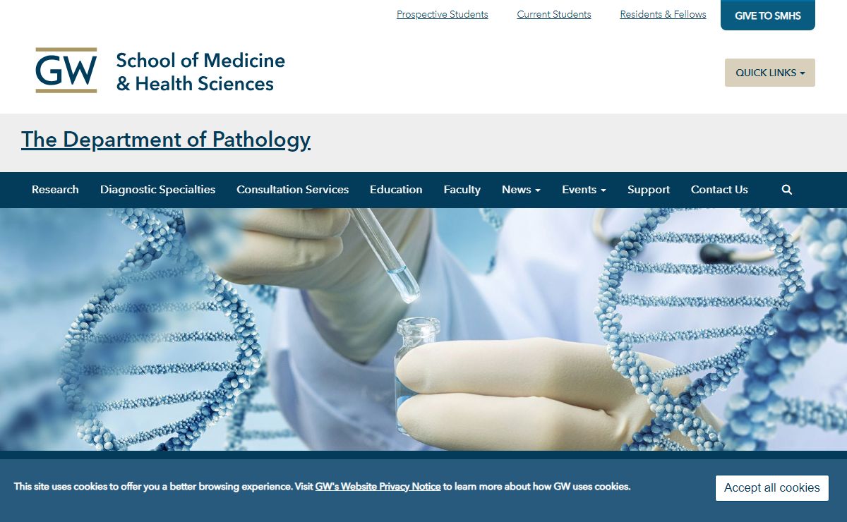 Welcome to the Department of Pathology | School of Medicine and Health Sciences