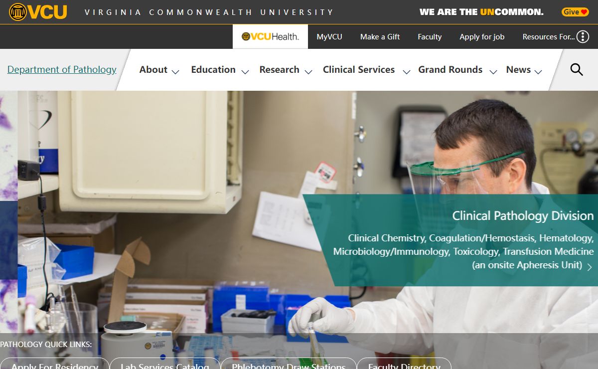 Department of Pathology - VCU School of Medicine