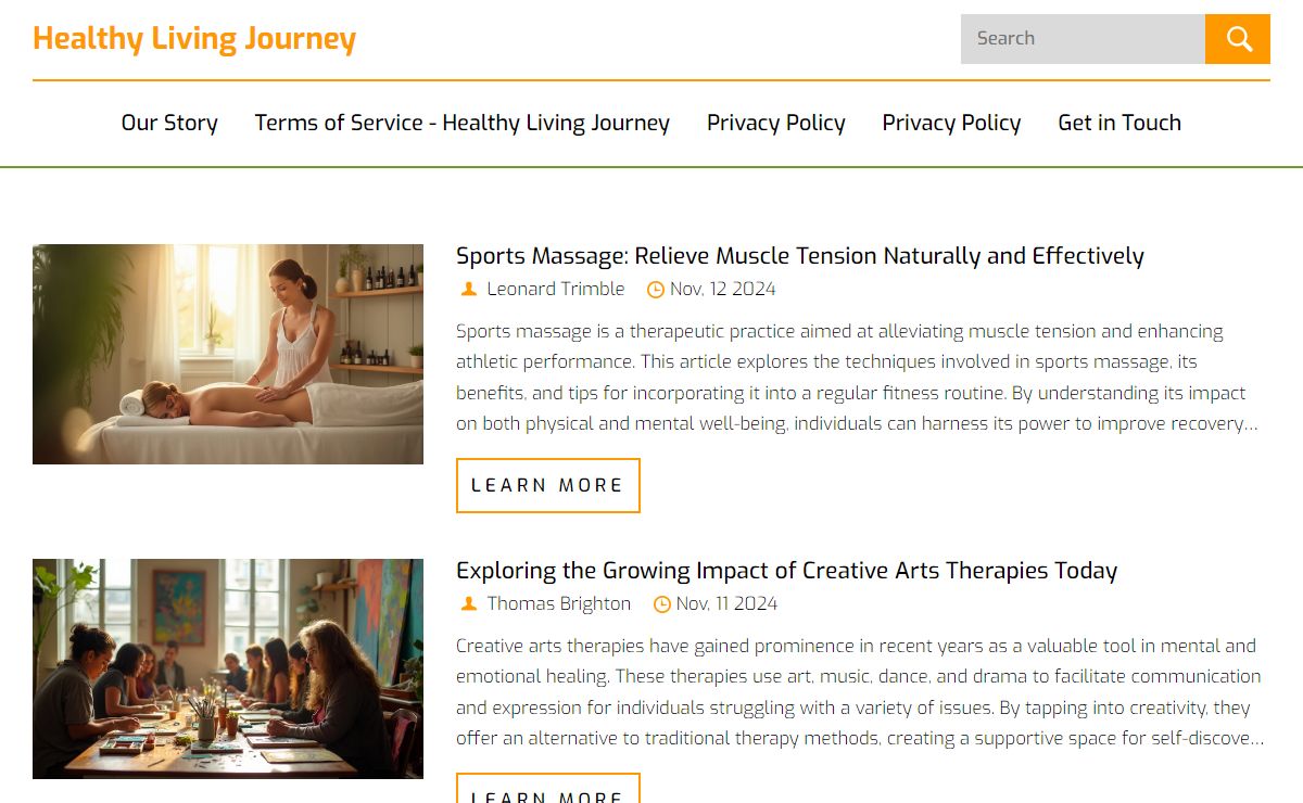 Healthy Living Journey