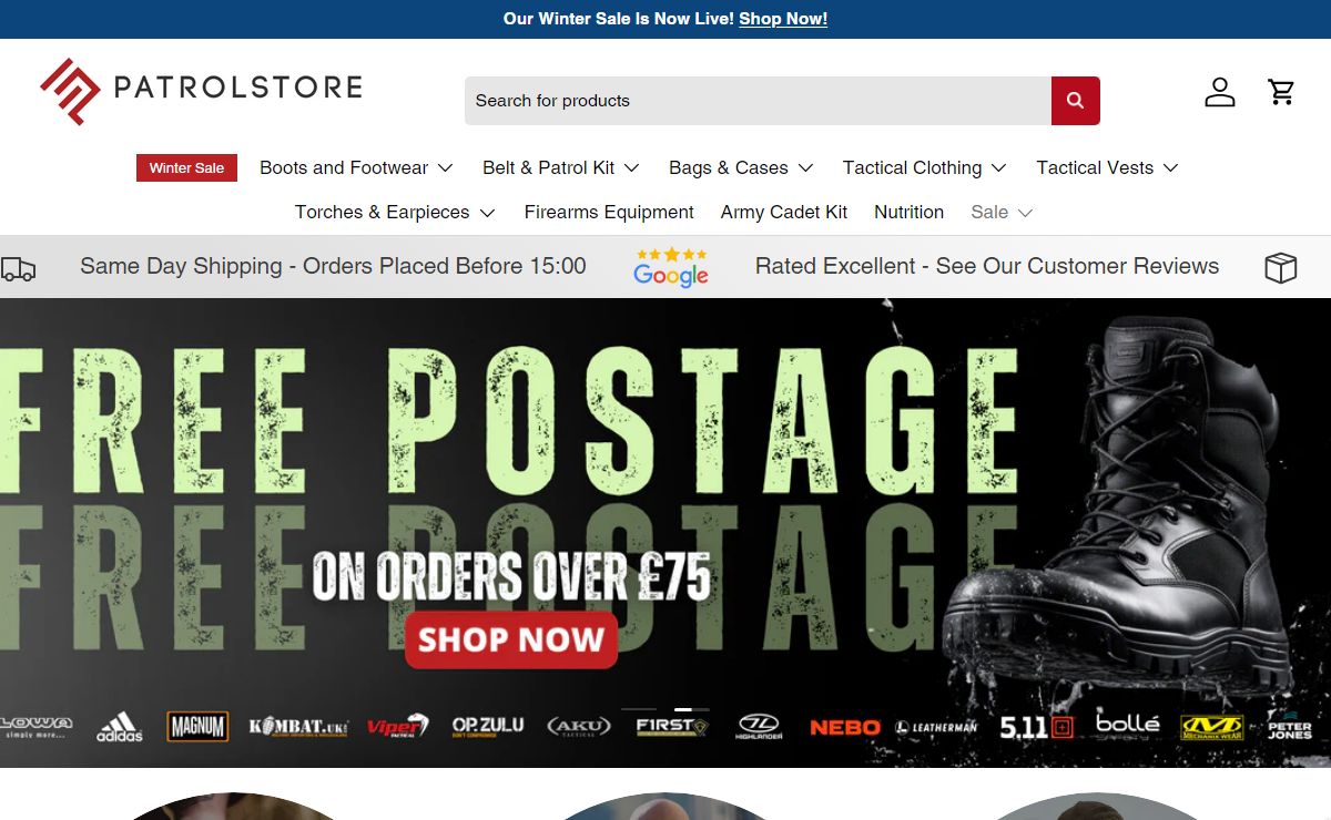 Police Supplies & Equipment | Military & Security Gear UK – Patrol Store