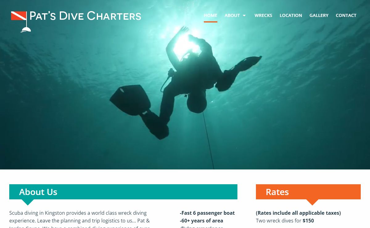 Pat's Dive Charters | Wreck diving, scuba diving, Kingston dive charters