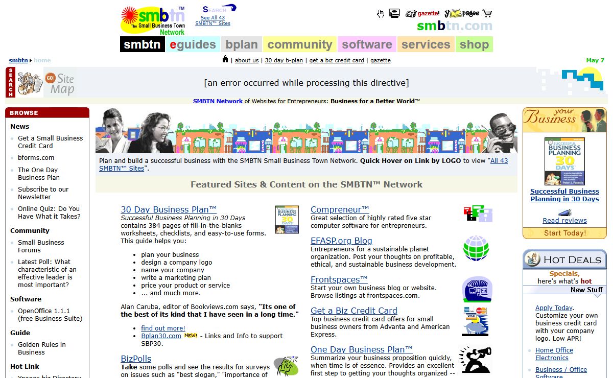 SMBTN™ - The Small Business Town Network of Websites for Entrepreneurs: Business for a Better World™
