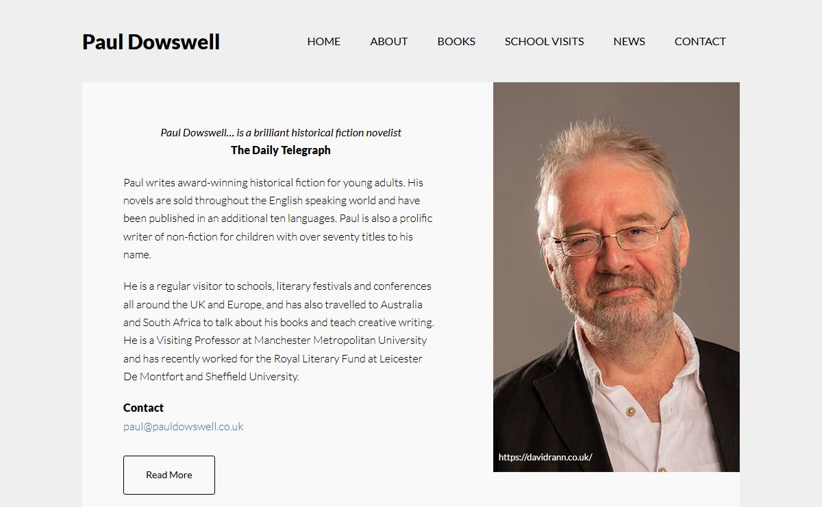 Author - Paul Dowswell