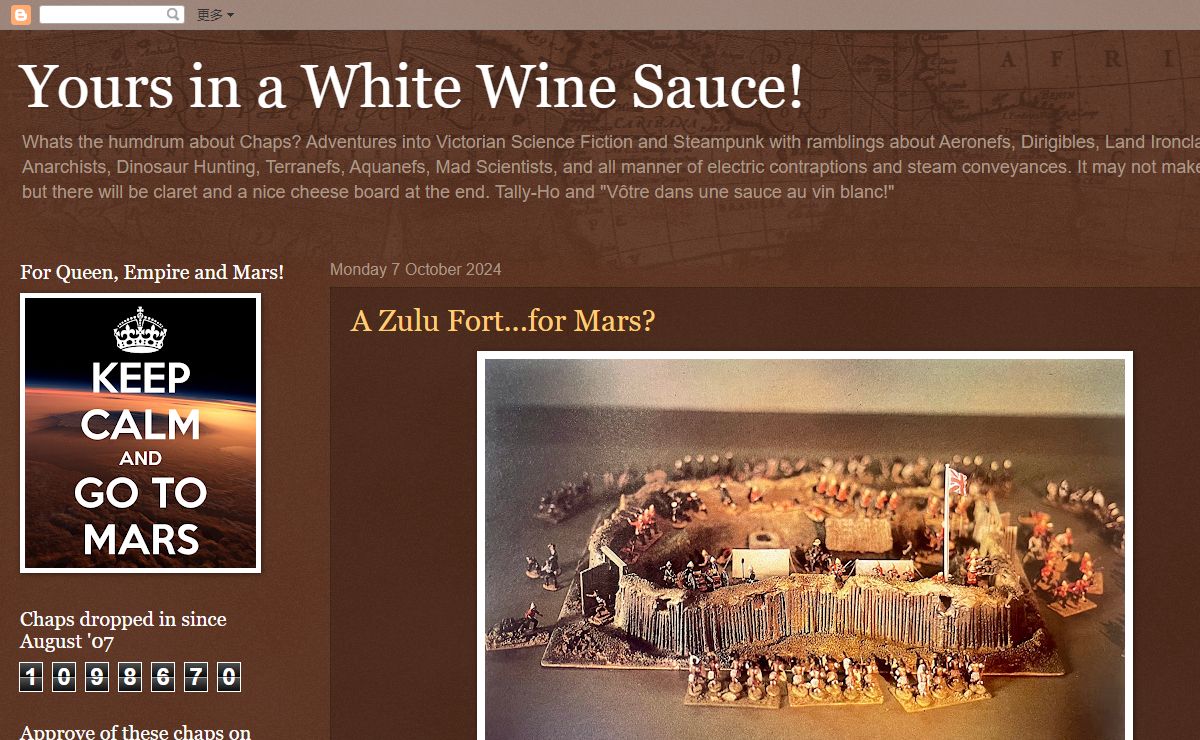 Yours in a White Wine Sauce!