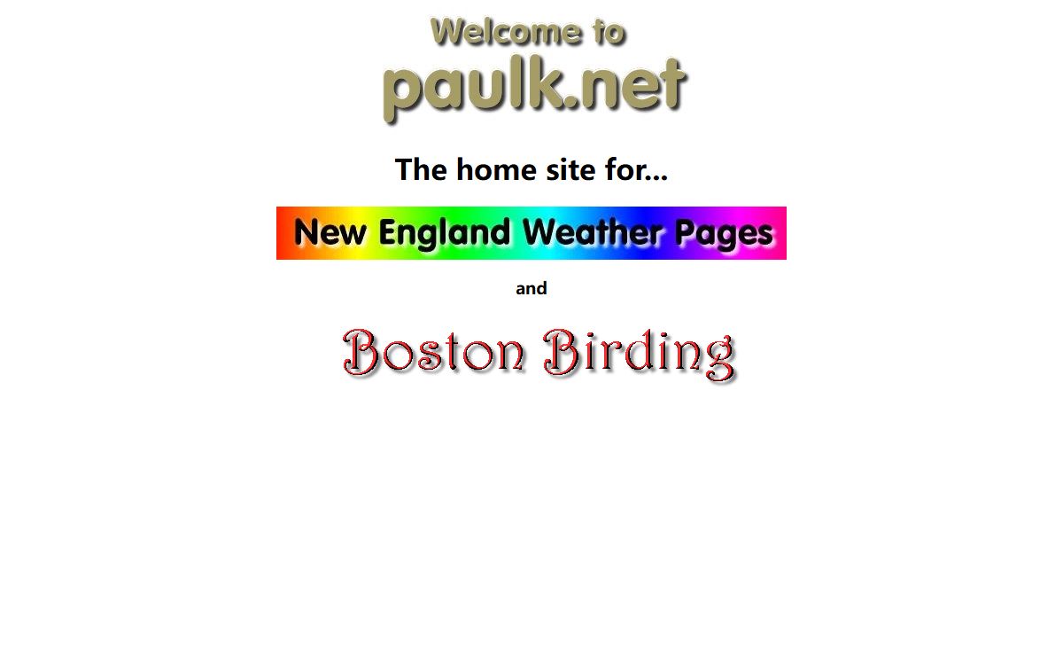 Welcome to paulk.net