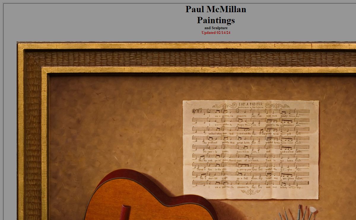 Paul McMillan Paintings