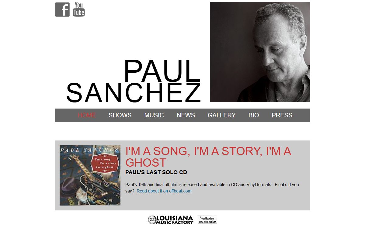 Paul Sanchez | New Orleans Songwriter