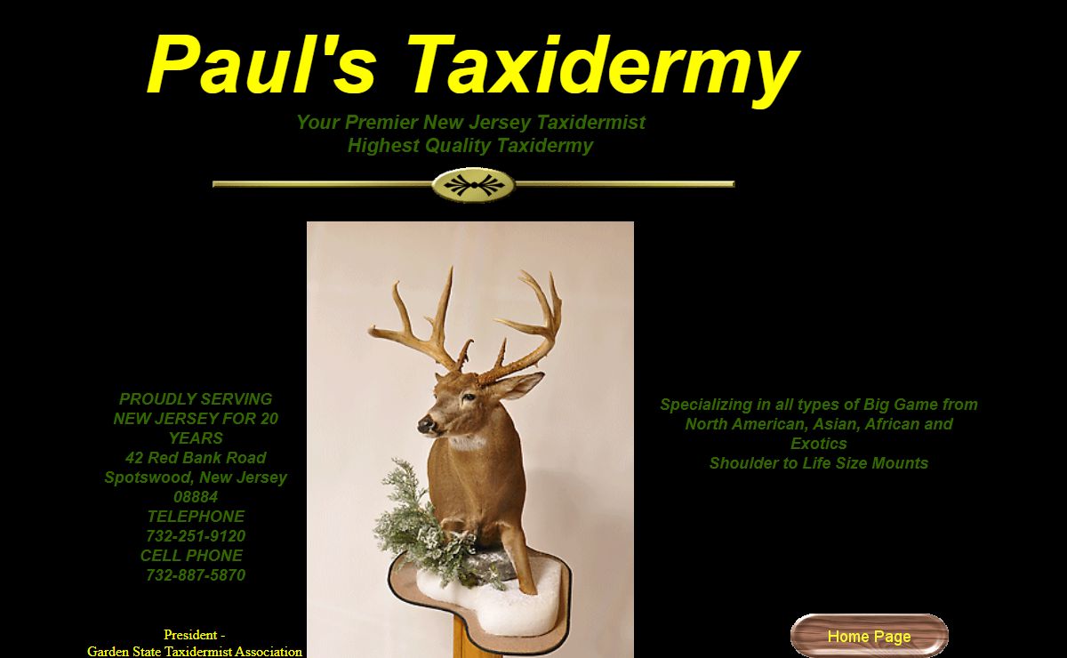Paul's Taxidermy