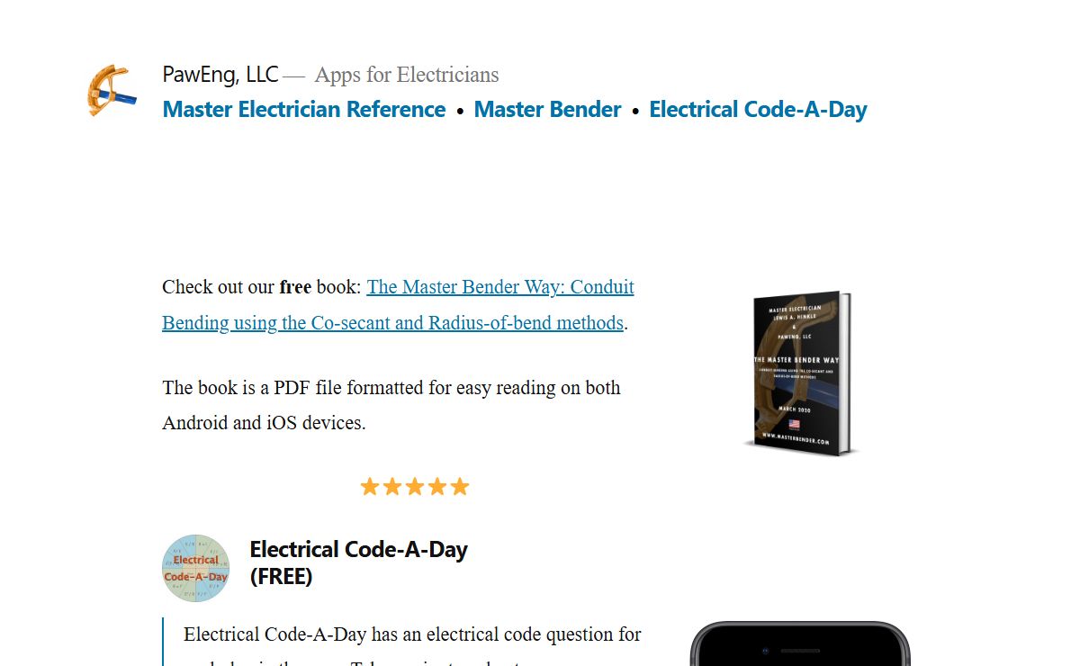 PawEng, LLC – Apps for Electricians