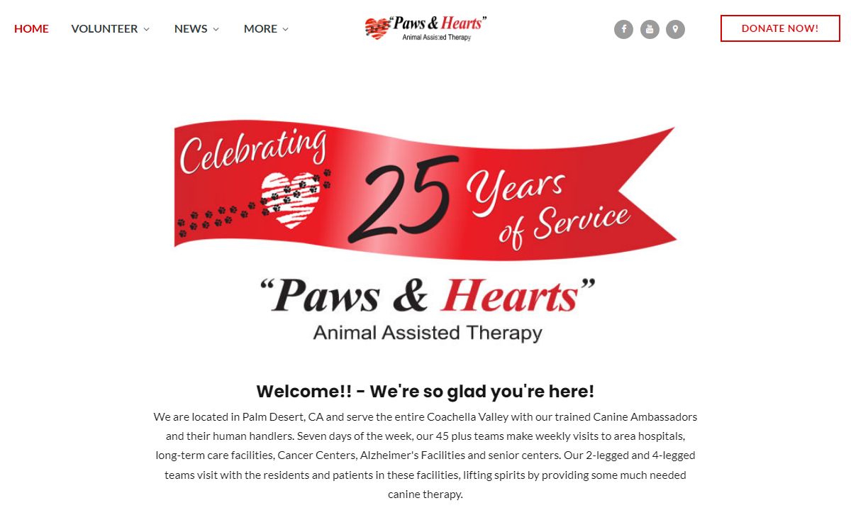 Welcome to Paws & Hearts Animal Assisted TherapyQ