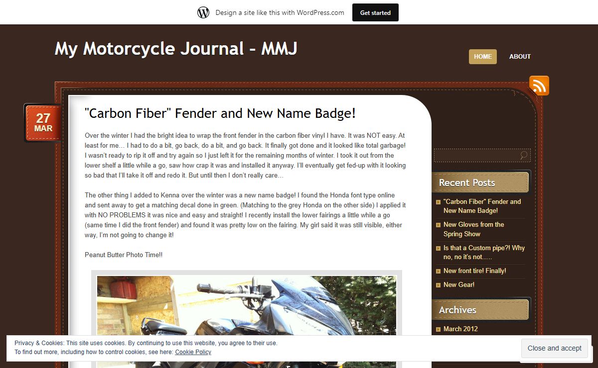 My Motorcycle Journal - MMJ