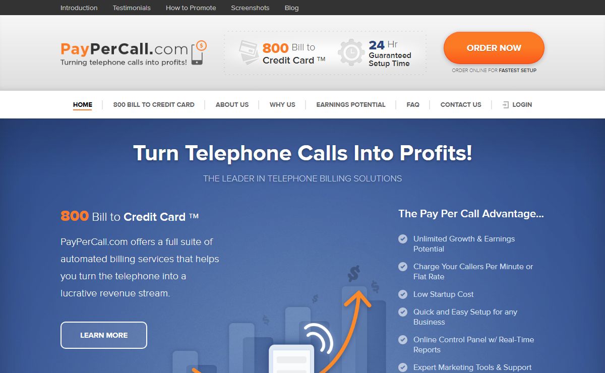 PayPerCall.com - 800 and 900 Numbers Pay Per Call Phone Billing Solutions
