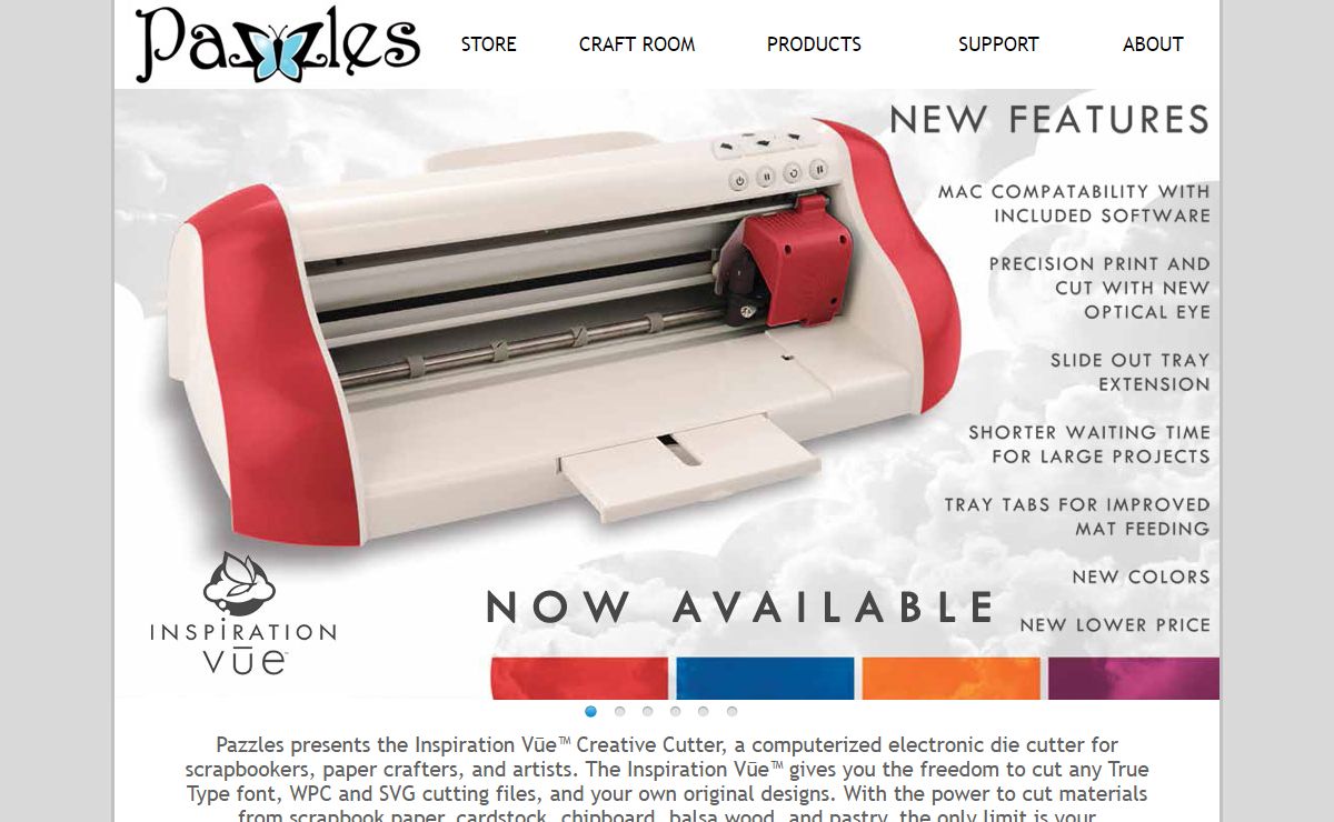 Pazzles Creative Cutters - Computerized Electronic Die Cutters
