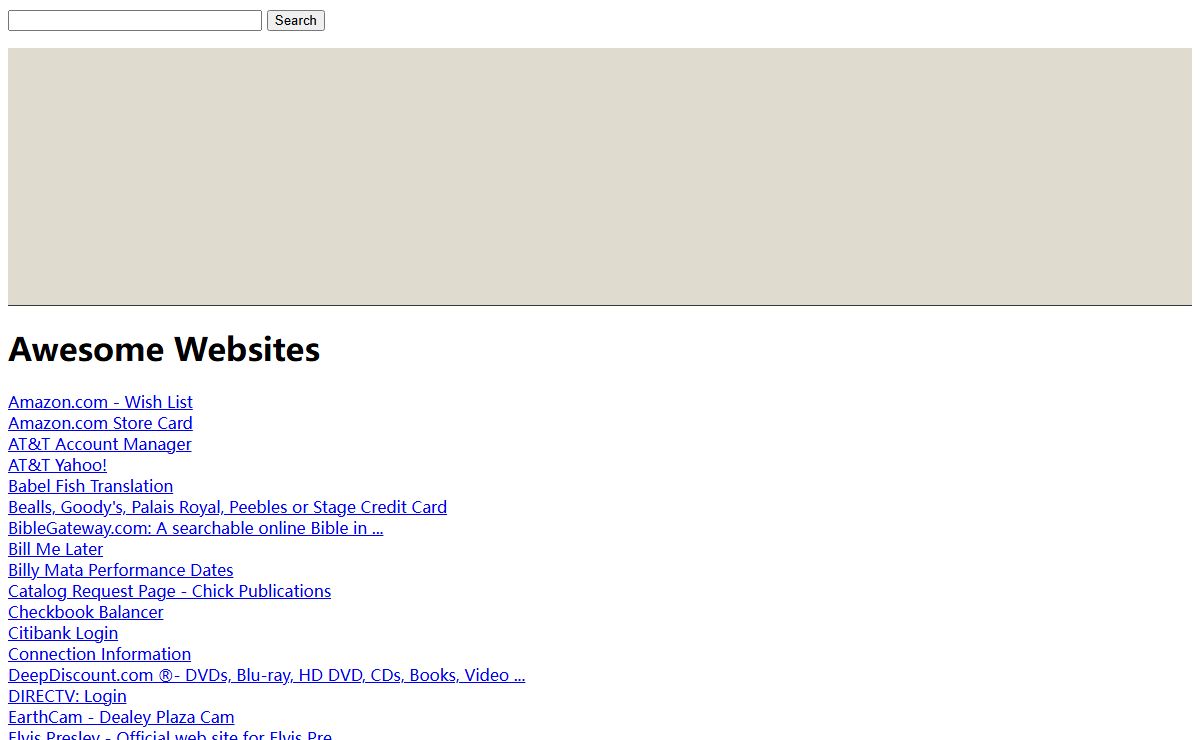 Awesome Websites