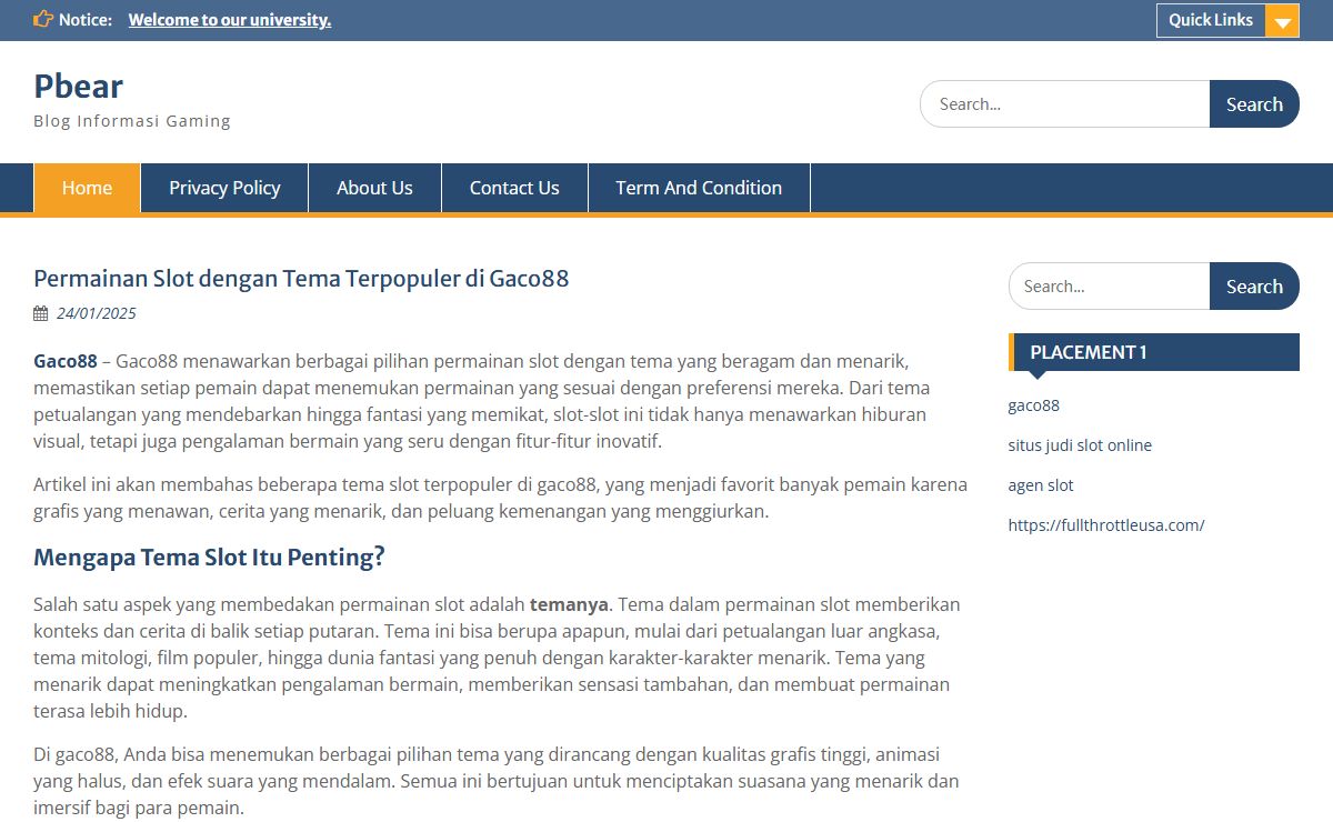 Blog Informasi Gaming