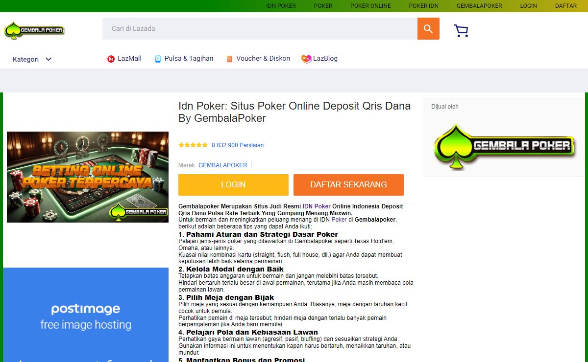 Idn Poker: Situs Poker Online Deposit Qris Dana By GembalaPoker
