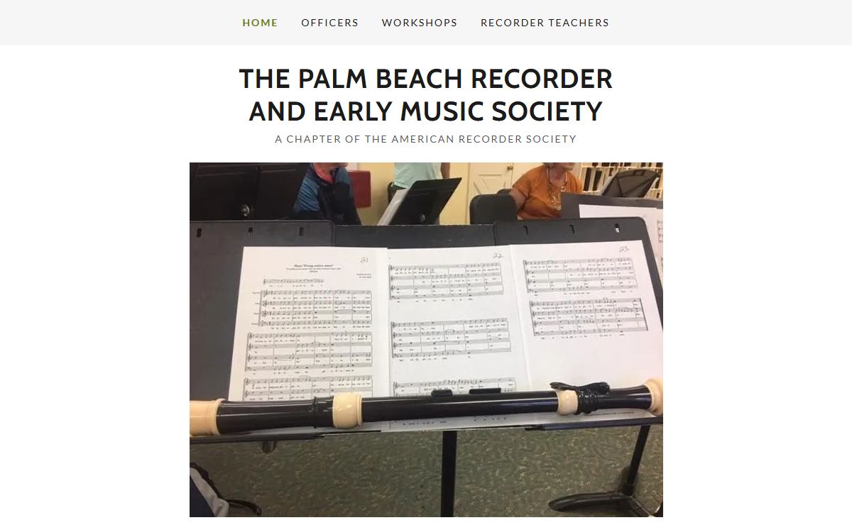 The Palm Beach Recorder and Early Music Society