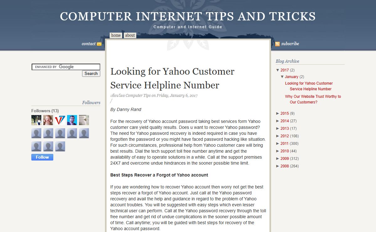 Computer Internet Tips and Tricks