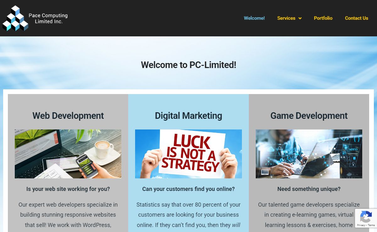 Welcome to PC-Limited! - Pace Computing Limited