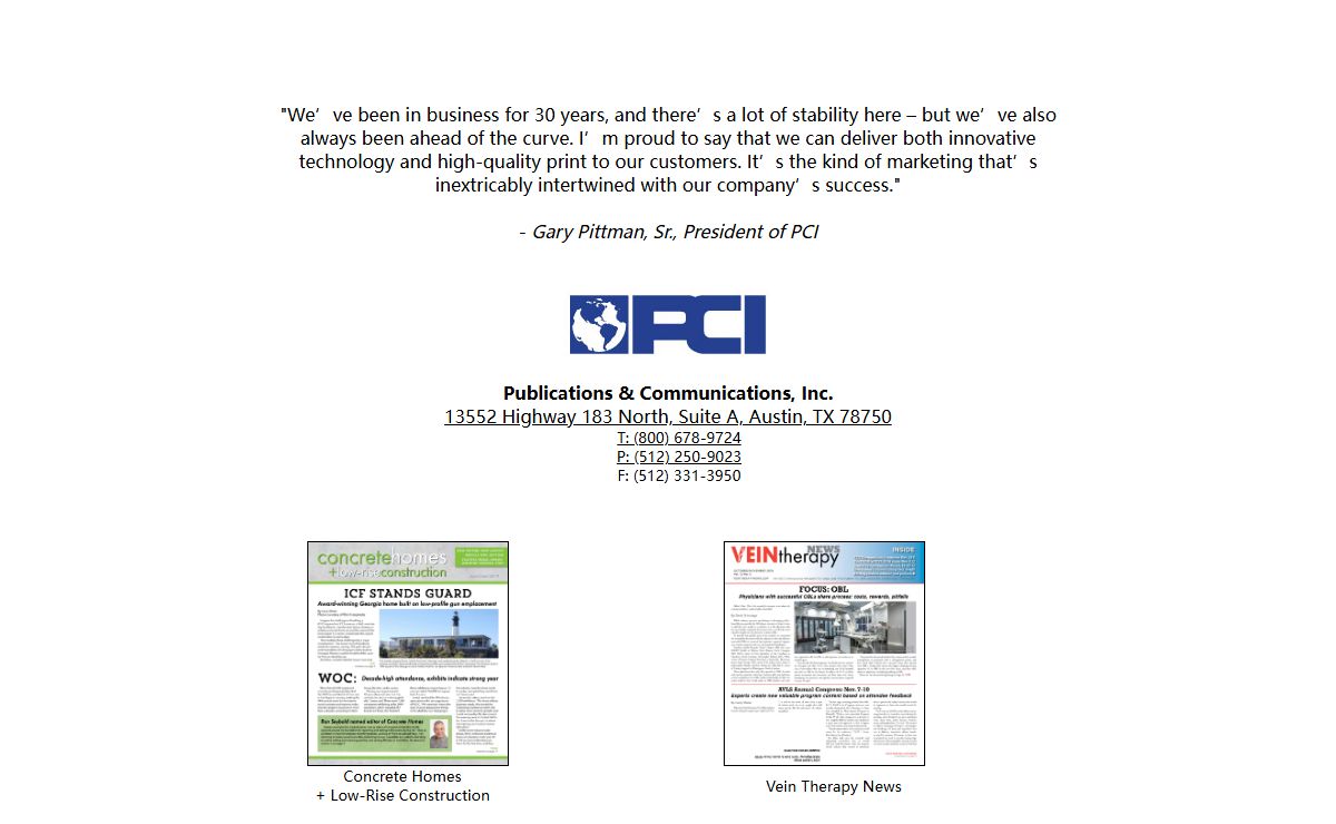 Welcome to Publications & Communications