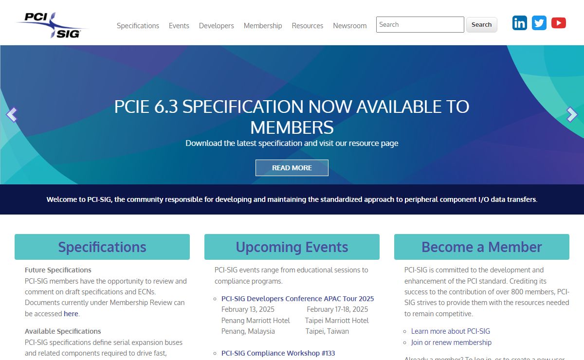 Welcome to PCI-SIG | PCI-SIG
