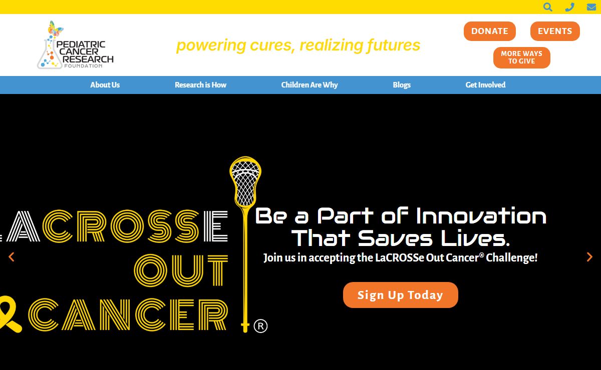 Pediatric Cancer Research Foundation | PCRF | Childhood Cancer Charity