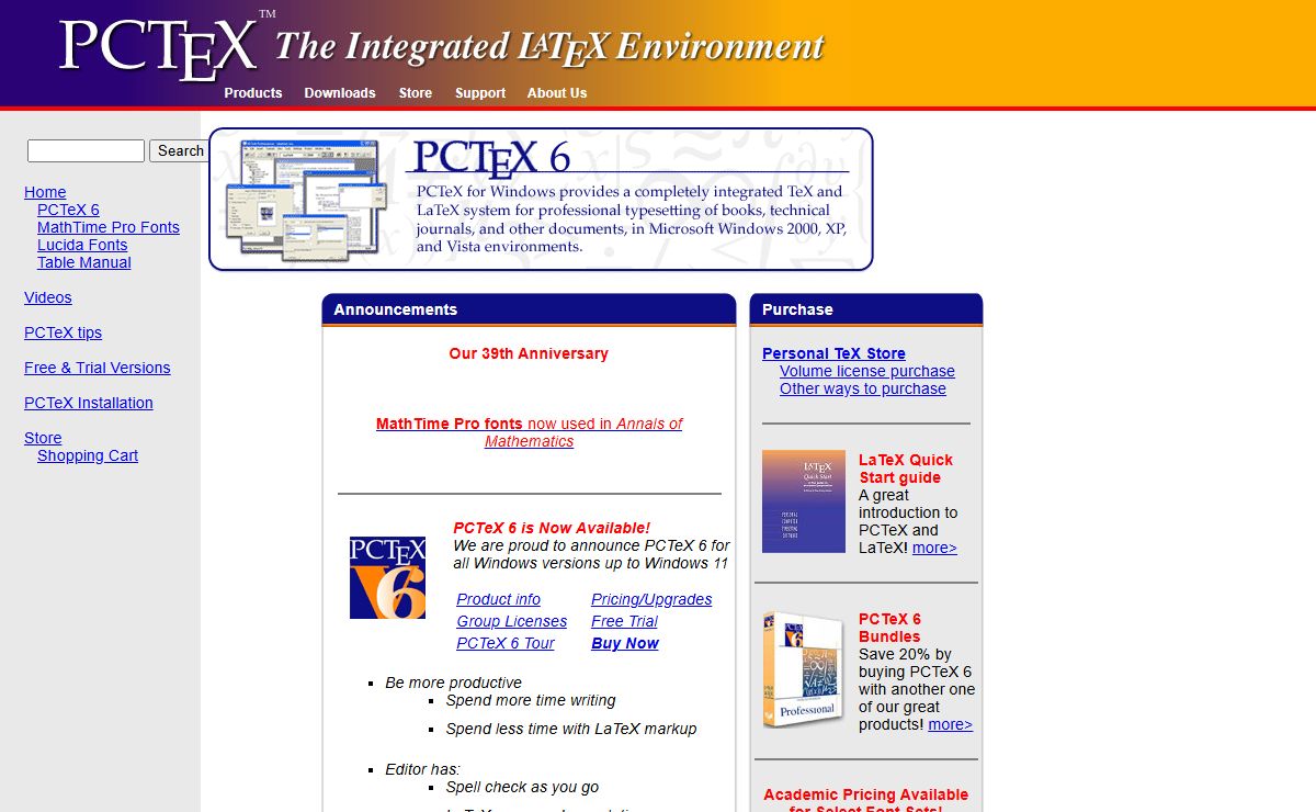 PCTeX - The Integrated LaTeX Environment