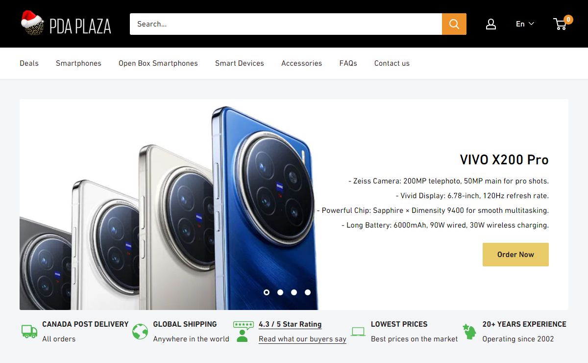 PDAPlaza - Online Smartphones Store | Best and Lowest prices in Canada