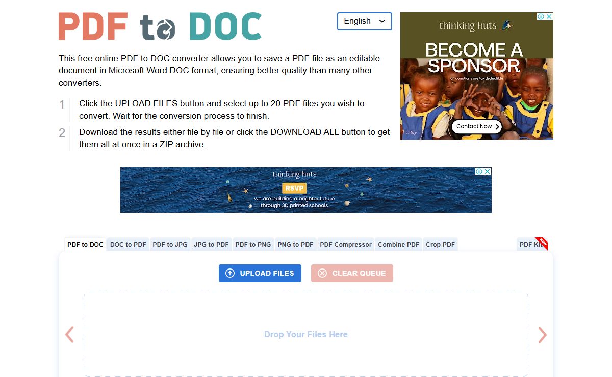 PDF to DOC – Convert PDF to Word Online