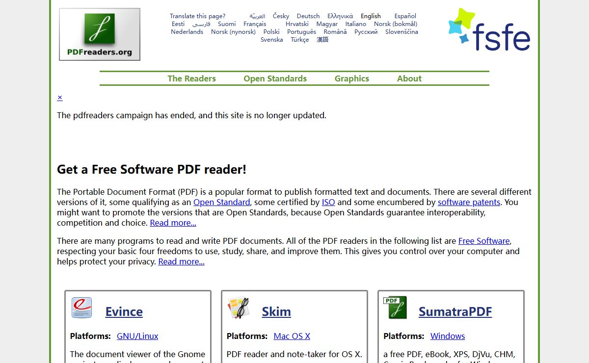 Get a Free Software PDF reader!