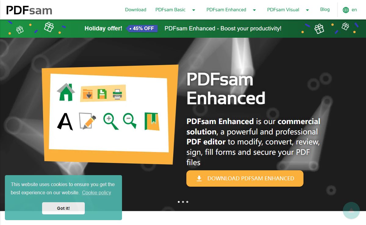 Split and merge PDF files. Free and open source - PDFsam
