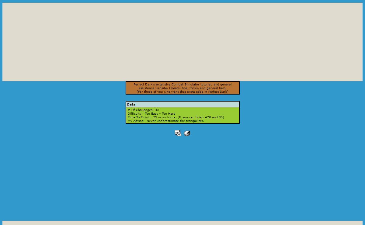 A Perfect Dark Page