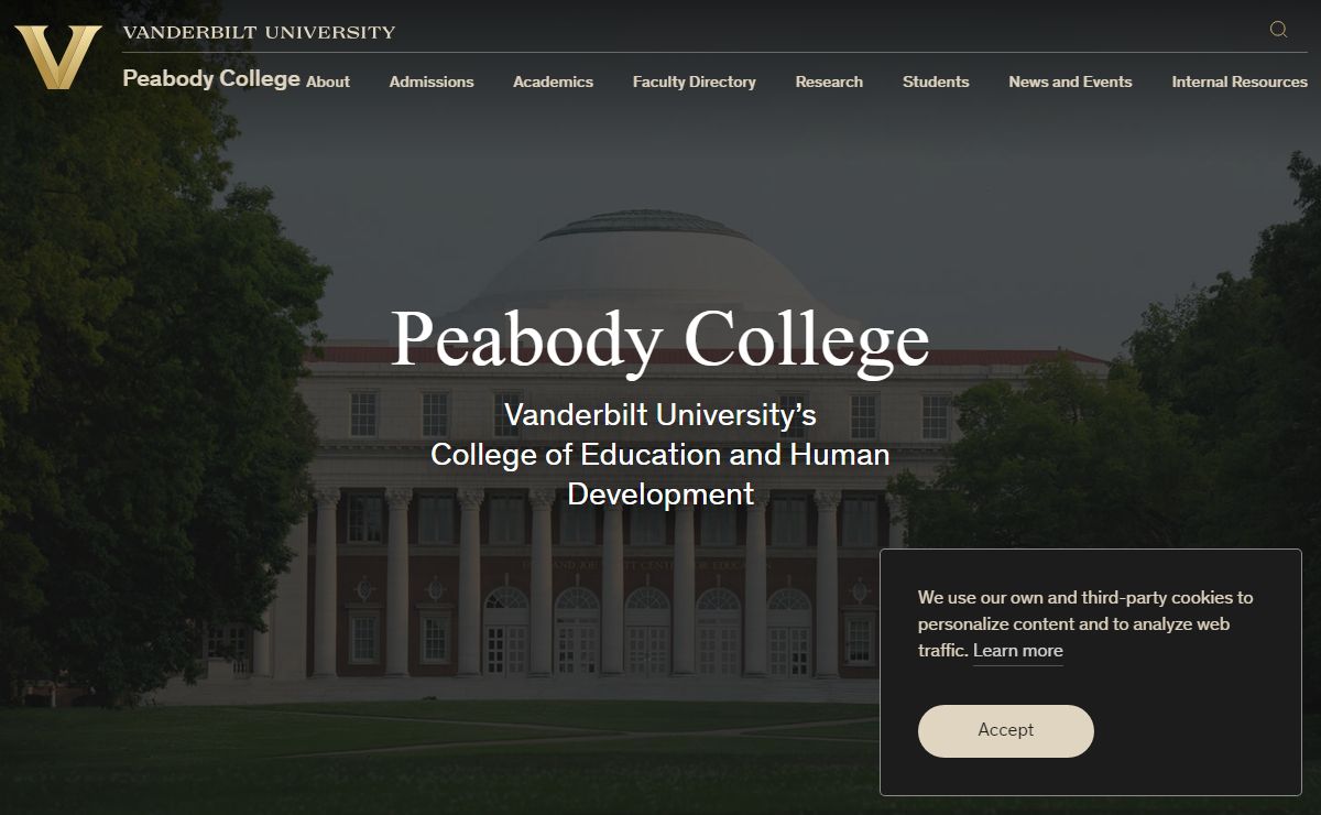 Dare to discover. Dare to lead. Dare to grow. - Peabody College of Education and Human Development | Vanderbilt University