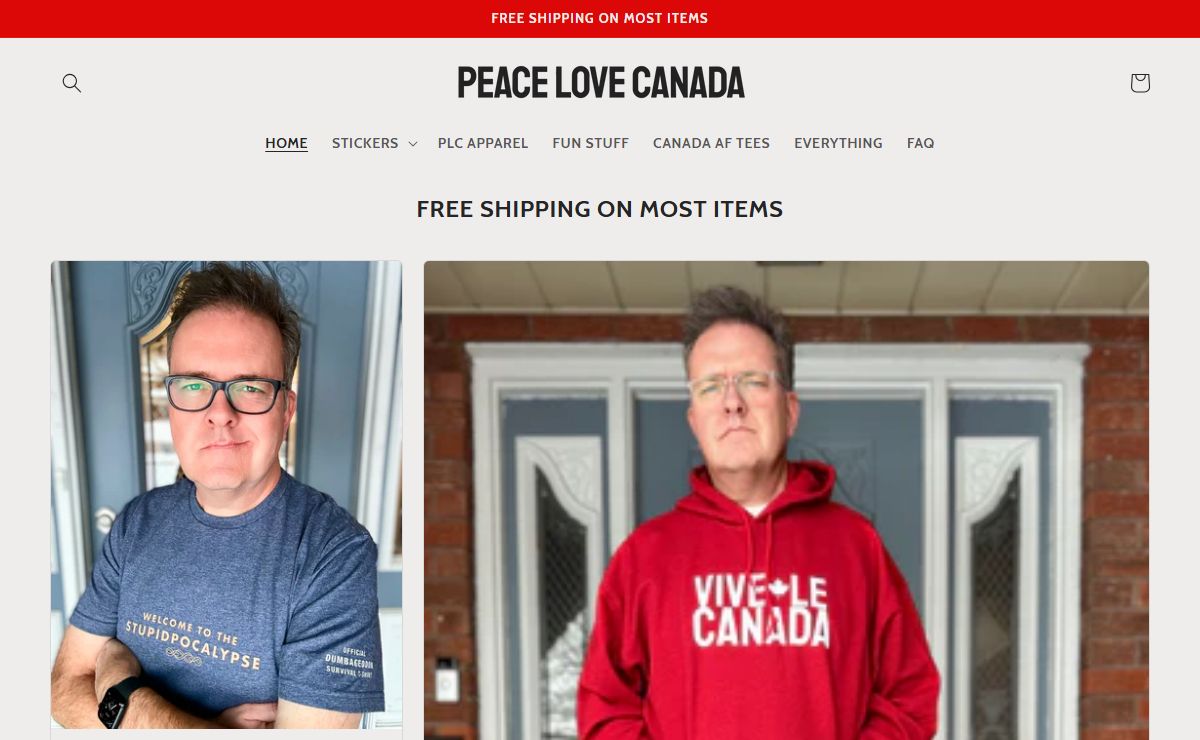 Peace Love Canada - The Official Merch Site for Brittlestar – PeaceLoveCanada