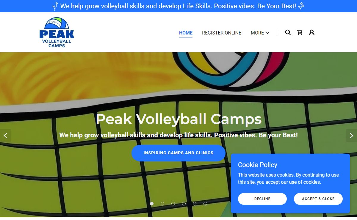 Best Volleyball Camps - Peak Volleyball Camps